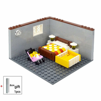 City House Bedroom Living Room Bathroom Parts for Lego Building Block Brick Sets -  - The Drift Art Co.