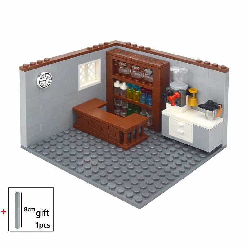 City House Bedroom Living Room Bathroom Parts for Lego Building Block Brick Sets -  - The Drift Art Co.