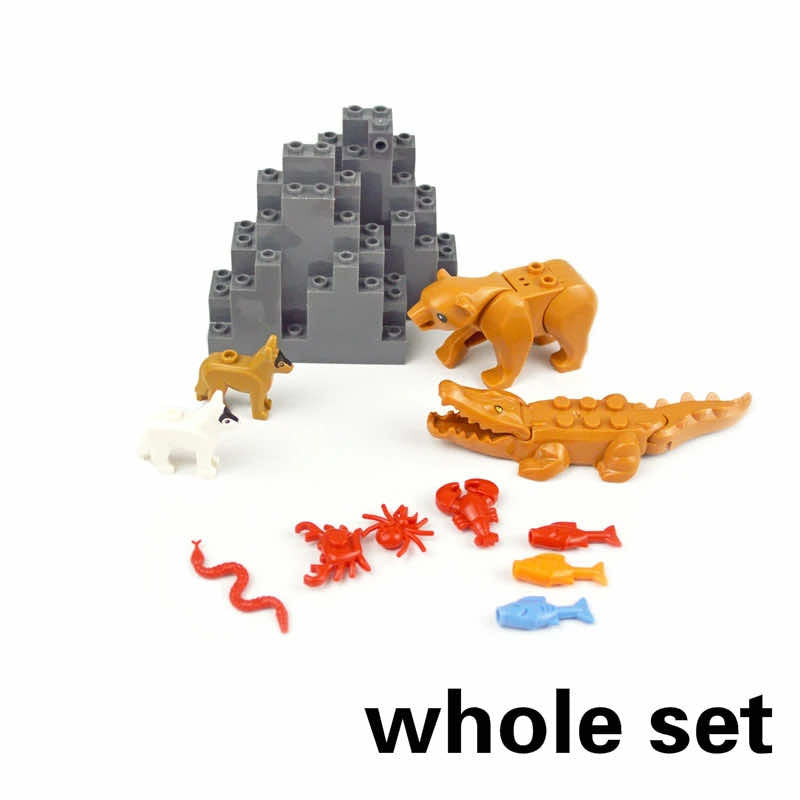 City Parts for LEGO Kits Tree Grass Flower River Base bricks Building Blocks DIY - LEGO (R) Bricks, Pieces & Parts -  - The Drift Art Co.