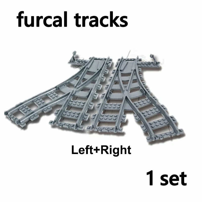 City Rail Motorized Track Switch for Lego Kit Train Building Blocks Sets DIY -  - The Drift Art Co.