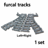 City Rail Motorized Track Switch for Lego Kit Train Building Blocks Sets DIY - LEGO (R) Bricks, Pieces & Parts -  - The Drift Art Co.
