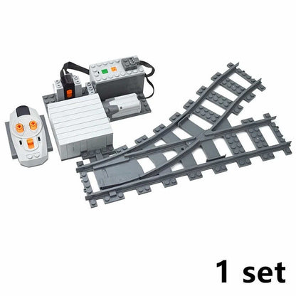 City Rail Motorized Track Switch for Lego Kit Train Building Blocks Sets DIY -  - The Drift Art Co.