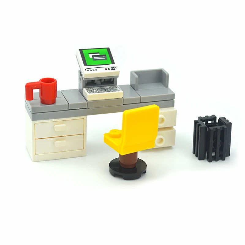 Desk Bookcase Dining Table Piano Fish Tank for Lego Sets Building Blocks Set DIY - LEGO (R) Bricks, Pieces & Parts -  - The Drift Art Co.