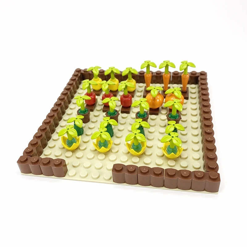 Farm Crop Vegetable Field Pumpkin City Food Parts for Lego Building Blocks Sets -  - The Drift Art Co.