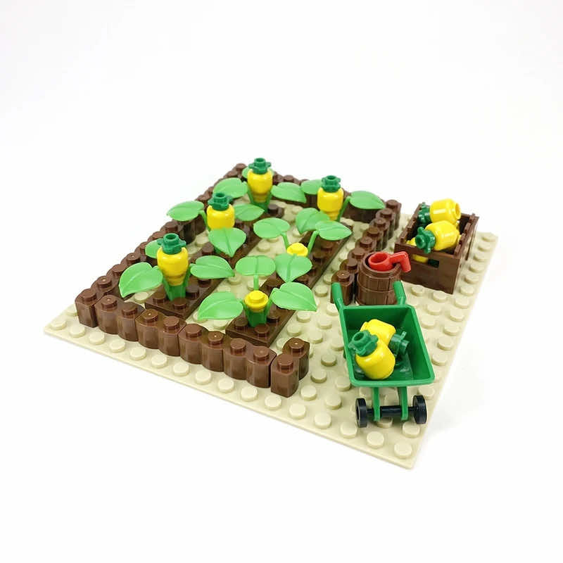 Farm Crop Vegetable Field Pumpkin City Food Parts for Lego Building Blocks Sets - LEGO (R) Bricks, Pieces & Parts -  - The Drift Art Co.