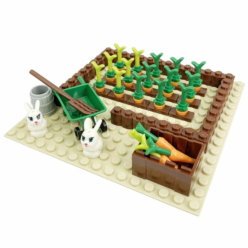 Farm Crop Vegetable Field Pumpkin City Food Parts for Lego Building Blocks Sets -  - The Drift Art Co.