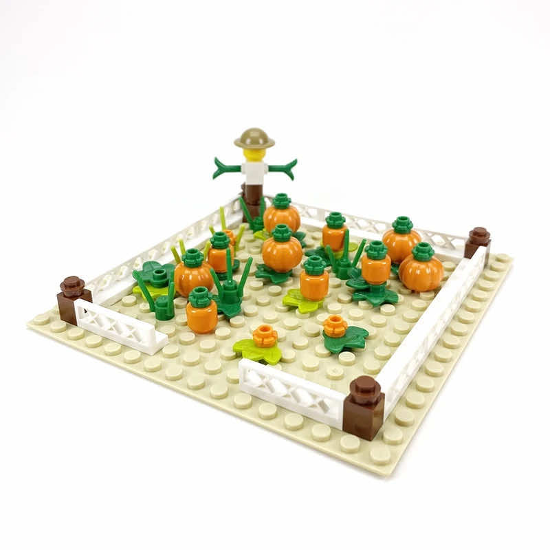 Farm Crop Vegetable Field Pumpkin City Food Parts for Lego Building Blocks Sets - LEGO (R) Bricks, Pieces & Parts -  - The Drift Art Co.