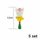 Flowers Rose Tulip Plant Leaves 2x2 15469   For Lego Building Blocks Sets DIY - Plant & Flower -  - The Drift Art Co.