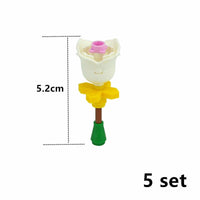 Flowers Rose Tulip Plant Leaves 2x2 15469   For Lego Building Blocks Sets DIY - Plant & Flower -  - The Drift Art Co.
