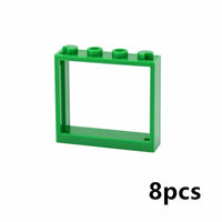 House City Thick Window Door Frame 60596 Parts for Lego Building Block Sets DIY - LEGO (R) Bricks, Pieces & Parts -  - The Drift Art Co.