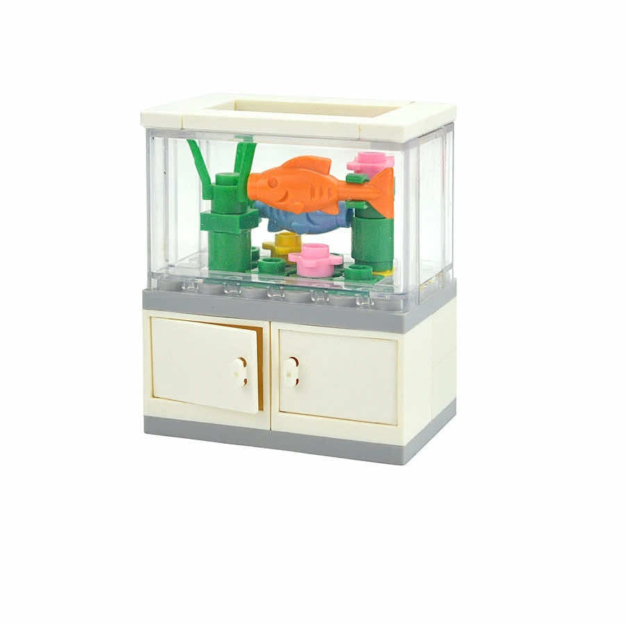 House Fish Tropical Animals Tank Parts for Lego Sets Building Blocks Sets DIY -  - The Drift Art Co.