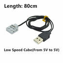 LED MOC City 9686 8883 Motor Power Supply USB cable Building Block Bricks Toy - Minifigure -  - The Drift Art Co.