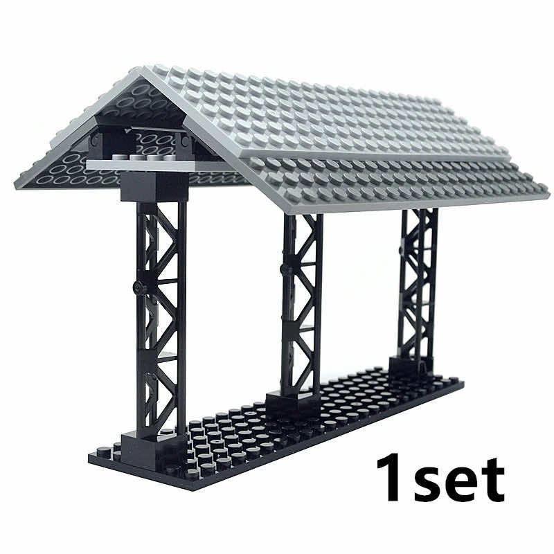 MOC City Train Track Walkway Buffer Stop for Lego Kit Building Blocks Sets DIY -  - The Drift Art Co.