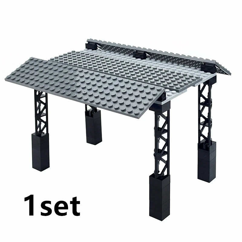 MOC City Train Track Walkway Buffer Stop for Lego Kit Building Blocks Sets DIY -  - The Drift Art Co.