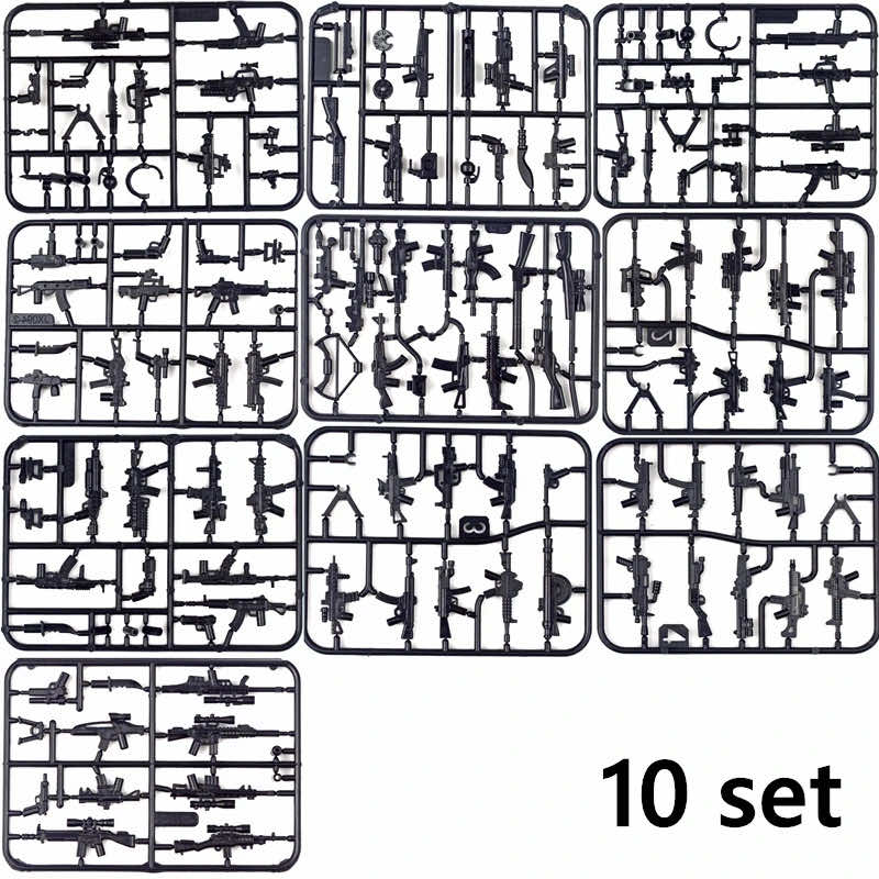Military Weapon Gun Rifle Pistol Mortar Soldier Figures Building Blocks Toy DIY -  - The Drift Art Co.