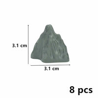 Rock Panel Rockery Mountain 8pc MOC Parts for Lego Sets Building Blocks Sets DIY - LEGO (R) Bricks, Pieces & Parts -  - The Drift Art Co.