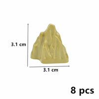 Rock Panel Rockery Mountain 8pc MOC Parts for Lego Sets Building Blocks Sets DIY - LEGO (R) Bricks, Pieces & Parts -  - The Drift Art Co.