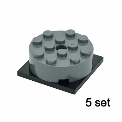 Round Plate 4 x 4 with Pin Hole 60474 87081 61485 Brick Building Blocks Sets -  - The Drift Art Co.