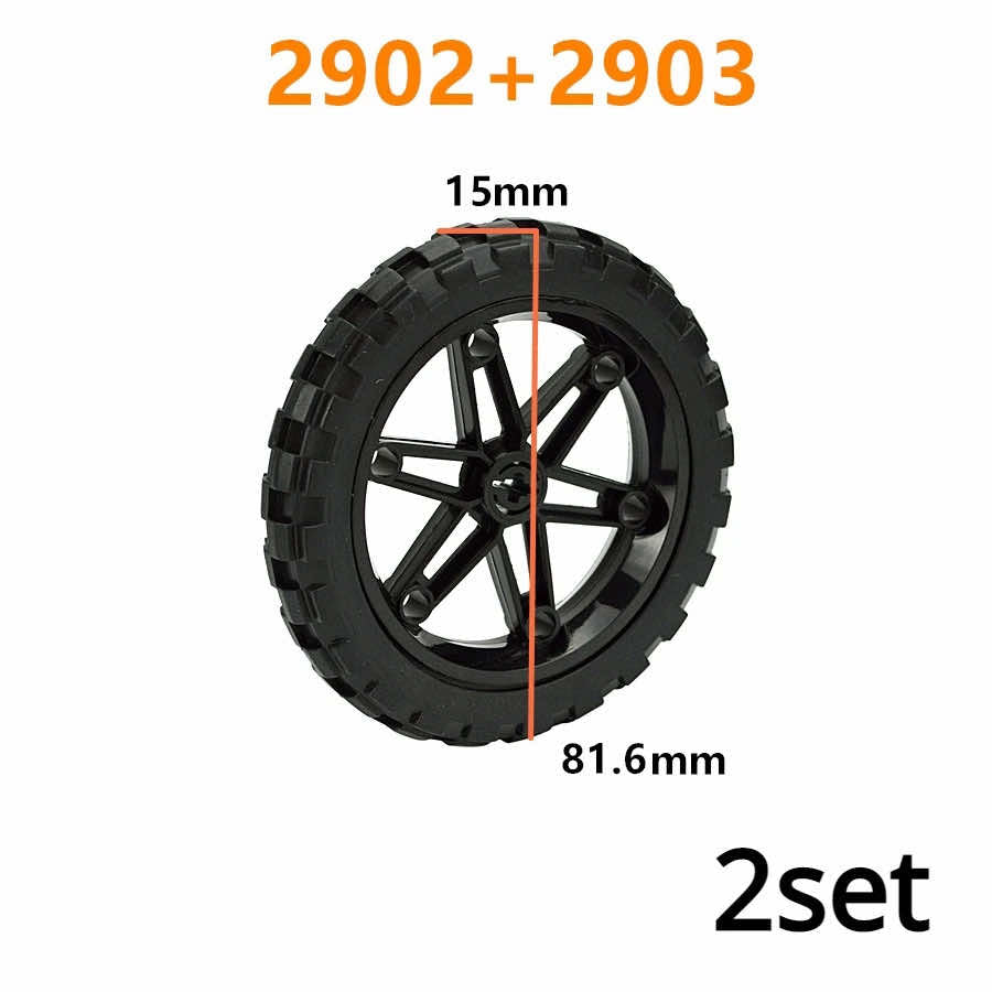 Technic Parts for Lego Kit Motorcycle Tire Wheel Hub Building Blocks Model Sets - LEGO (R) Bricks, Pieces & Parts -  - The Drift Art Co.