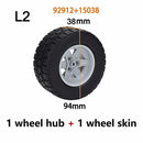 Tire Wheel Car Motorcycle Technic Parts for Lego  Building Blocks Model Sets DIY - LEGO (R) Bricks, Pieces & Parts -  - The Drift Art Co.