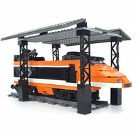 Train Station Bus Stop Signal Lamp Traffic Lights for LEGO Kit Train Building Blocks Sets DIY - Train Track -  - The Drift Art Co.