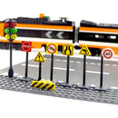 Train Station Bus Stop Signal Lamp Traffic Lights for LEGO Kit Train Building Blocks Sets DIY - Train Track -  - The Drift Art Co.