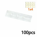 Transparent 1x2 2x2 1x4 Ceramic Tile 3068 3069 Building Blocks Bricks Toy DIY - Minifigure -  - The Drift Art Co.