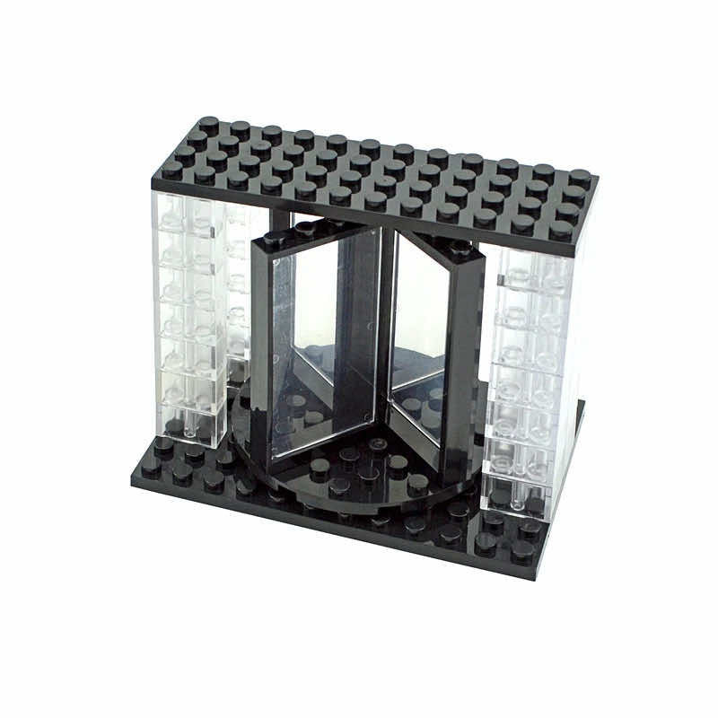 Transparent Revolving Door MOC 60596 85941 For LEGO Building Block Brick Toy DIY - Minifigure -  - The Drift Art Co.