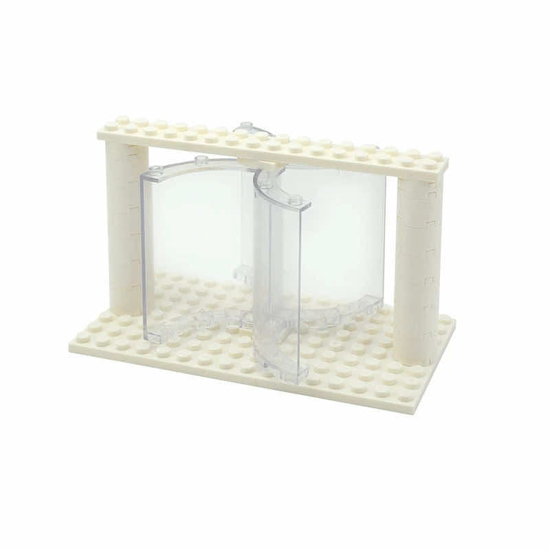 Transparent Revolving Door MOC 60596 85941 For LEGO Building Block Brick Toy DIY - Minifigure -  - The Drift Art Co.