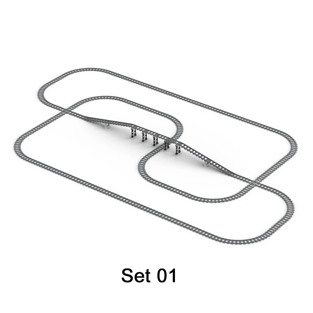 Uphill Track 7996 City Rail for Lego Kit Train Building Blocks Sets DIY - LEGO (R) Bricks, Pieces & Parts -  - The Drift Art Co.