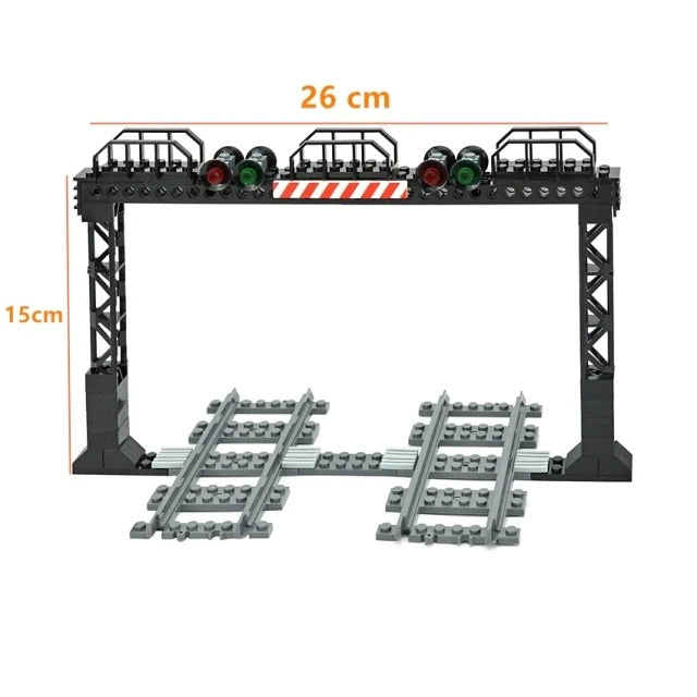 Uphill Track 7996 City Rail for Lego Kit Train Building Blocks Sets DIY - LEGO (R) Bricks, Pieces & Parts -  - The Drift Art Co.