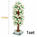 City Tree Green Bush Garden MOC Flower Grass for Lego Building Blocks Sets DIY