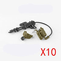 Military Solider Figures Helmets Mask weapon For LEGO Building Blocks Brick Toy
