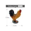 1pc Simulation Chicken Duck Goose Figurine Animal Miniature Art Toy Figure Doll
