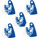 Medieval Military Officer Cape Lion Knights Fur Cloak For LEGO Building Blocks Brick Toy