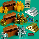Treasure Pirate Map MOC Jewels Gold Ore Silver For Lego Building Block Brick Set
