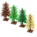 Pine Tree Branch Bush Green Grass Parts for Lego Sets Building Blocks Sets DIY
