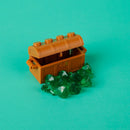 Treasure Pirate Map MOC Jewels Gold Ore Silver For Lego Building Block Brick Set