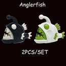 MOC Animal Monkey Ape Anglerfish Dragon Fish for LEGO Sets Building Block Set