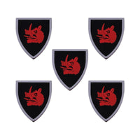 Medieval Military Knights Wolf Shield Armor For LEGO Building Blocks Brick Toy