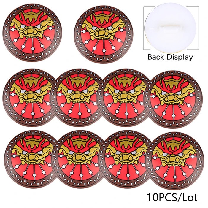 Medieval Military Knights Shields Middle Age For LEGO Building Blocks Brick Toy