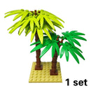 City Tree Green Bush Garden MOC Flower Grass for Lego Building Blocks Sets DIY