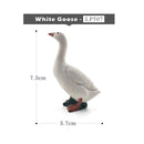 1pc Simulation Chicken Duck Goose Figurine Animal Miniature Art Toy Figure Doll