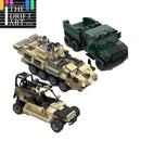 Military Armored Soldier Vehicle Truck Car For LEGO Building Block Brick Toy