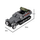WW2 Military Tank Army Soldier Vehicle Car For LEGO Building Blocks Brick Toy