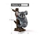 1pc Wolf Deer Leopard Alpaca Koala Antelope Animal Miniature Art Toy Figure Doll