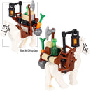 MOC Notice Board Bonfire Stove Medieval Town Street For LEGO Building Blocks Set