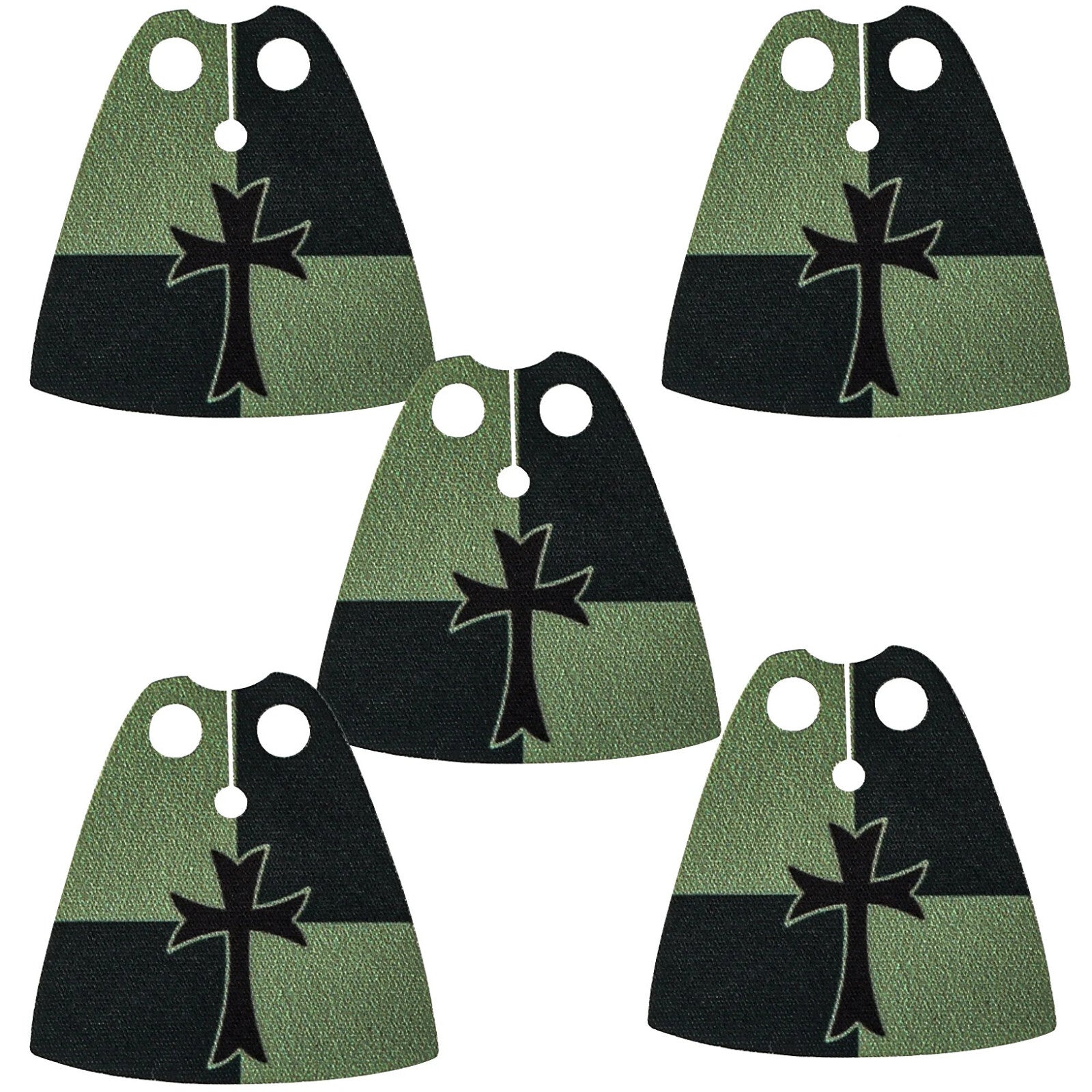 Medieval Military Officer Cape Lion Knights Fur Cloak For LEGO Building Blocks Brick Toy