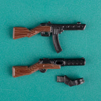 Military Soldier MOC WW2 Gun Arms 98K PPSH For LEGO Building Blocks Brick Toy