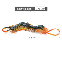 1pc Lizard Centipede Snake Squirrel Jungle Animal Miniature Art Toy Figure Doll
